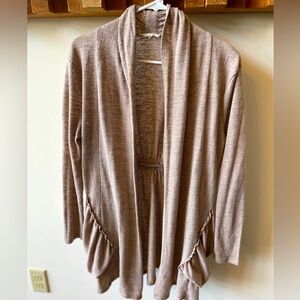 Entro Ruched cardigan, size small